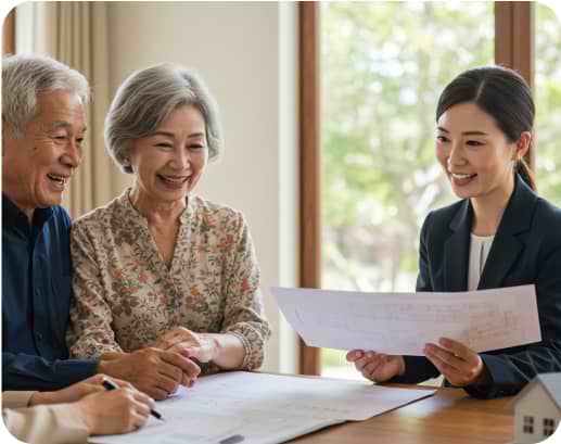 売却後の住み続けも可能（賃貸転用可）